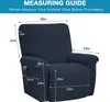 Potah na lehátko Stretch Recliner Chair Cover Small Plaid Náhled obrázku produktu 4