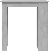 vidaXL Tavolo da bar con ripiano in cemento grigio Anteprima dell’immagine prodotto 5