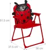 Sedia pieghevole per bambini Relaxdays, sedia da campeggio Anteprima dell’immagine prodotto 4