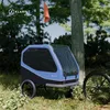 Klarfit Goldie Stroller remorque de vélo pour chiens, Voir les images du produit 5