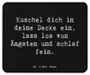 Mr. & Mrs. Panda Mauspad Spruch Alleine schlafen lernen - Produktbild-Vorschau 1