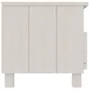 vidaXL TV-Schrank HAMAR Weiß 106x40x40 cm Massivholz Kiefer Produktbild-Vorschau 4