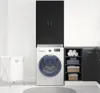vidaXL Skříňka na pračku vzhledu černého dubu 64x25,5x190 Náhled obrázku produktu 3