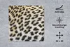 MuchoWow® Mauspad Mousepad Nahaufnahme Mantel Leopard 30x30 Produktbild-Vorschau 2