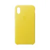 Apple Handyhülle Hard Case Echtleder Gelb für iPhone X 1 Produktbild-Vorschau 6