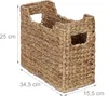 Relaxdays Zeitungsständer, Wasserhyazinthe, HBT: 25 x 34,5 Produktbild-Vorschau 4