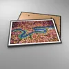 Gerahmtes Poster - Schwarzer Rahmen - Kurvenreich Weg Wald Produktbild-Vorschau 3