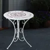 Garden Pleasure Gartentisch Bayo weiß rund 60,0 x 60,0 x Produktbild-Vorschau 6
