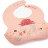 Bavaglini a forma di animali - 30 x 22 cm - Colore pesca | Anteprima dell’immagine prodotto 2