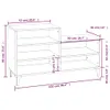 vidaXL Schuhregal Hochglanz-Weiß 102x36x60 cm Holzwerkstoff Produktbild-Vorschau 10