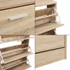 Schuhschrank 'Sykkylven' Schuhkipper mit 3 Klappen 103 x 60 Produktbild-Vorschau 7