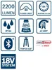 Bosch GLI 18V-2200 C Professional, 196 mm, 332 mm, 178 mm Náhled obrázku produktu 23