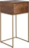 FineBuy Table de chevet en bois massif de manguier avec Voir les images du produit 6