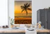 MuchoWow® Poster Palme - Strand - Sonnenuntergang - Meer Produktbild-Vorschau 3