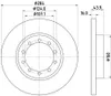 2 Bremsscheiben voll Ø 107,1 mm 16 mm HELLA passend für Produktbild-Vorschau 6