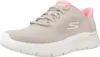 A single Skechers women's sneaker is shown from a side-diagonal angle against a white background. Voir les images du produit