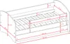 Letto per bambini Spiderman 70x140, 80x160, 80x180 cm - set Anteprima dell’immagine prodotto 5