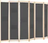 vidaXL Séparation de pièce 6 pièces Gris 240 x 170 x 4 cm Voir les images du produit 2