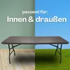 Rijoka Klapptisch Camping Rattan Gartentisch – Campingtisch Produktbild-Vorschau 6