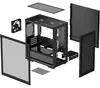 DeepCool CH370, Mini Tower, PC, Schwarz, micro ATX, Produktbild-Vorschau 4