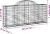 The Living Store Gabionen mit Hochbogen 25 Stk. Produktbild-Vorschau 6