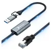 3M ETHERNET NETZWERK KABEL 2W1 USB-C USB-A ZU LAN KABEL Produktbild-Vorschau 1