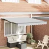 Markisenrahmen Verstellbar Anthrazit 3,5 x 2,5 m Stahl Produktbild-Vorschau 2