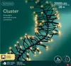 Lumineo Lichterkette CLUSTER 3000 LED 28 m Soft Gold, Produktbild-Vorschau 6