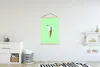 MuchoWow® Textilposter Papagei - Eistüten - Eiscreme - Weiß Produktbild-Vorschau 2