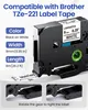 Phomemo 3x kompatibles laminiertes TZe-221/TZ Etikettenband Produktbild-Vorschau 3