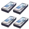 4x Unterbettkommode mit Sichtfenster Blau 105 x 15 x 45 cm Produktbild-Vorschau 1
