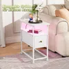 Fortuna Lai Nachttisch mit LED, Beistelltisch mit Steckdose Produktbild-Vorschau 10