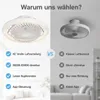 Deckenventilator mit Beleuchtung Fernbedienung APP,38W Produktbild-Vorschau 7