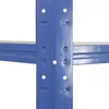 shelfplaza HOME 155x90x60 cm Eckregal in blau mit 4 Böden Produktbild-Vorschau 3