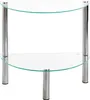 HAKU Beistelltisch chrom - Metall, Sicherheitsglas 5 mm, Produktbild-Vorschau 3
