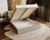 Čalouněná postel 200x200 Parlas - Elegantní čelo, pěna - Náhled obrázku produktu 4