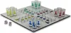 A glass Ludo board game with shot glasses and dice. Produktbild-Vorschau