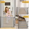 Türschutzgitter Ausziehbar 0-150cm Treppenschutzgitter Produktbild-Vorschau 3