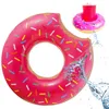 Schwimmring Donut pink - 110 cm - inkl. aufblasbare Produktbild-Vorschau 1