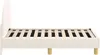 vidaXL Kinderbettgestell mit Kopfteil Creme 70 x 140 cm Produktbild-Vorschau 6