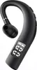 A black Bluetooth earbud with a digital display. Voir les images du produit