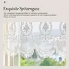 Landhausstil Kurzgardine Spitze Bistrogardine Produktbild-Vorschau 3