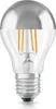 A close-up studio shot of an LED light bulb with a mirrored silver top. Anteprima dell’immagine prodotto