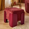 Rechteckiger sitzhocker „mizar“, 36 x 38 cm, rot  - Produktbild-Vorschau 4
