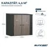 Suncast Geräteschrank 215 x 123 x 199 cm in Holzoptik 4,6 Produktbild-Vorschau 9