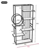 Flieks Bücherregal mit 6 Ebenen, 100x30x180 cm, Produktbild-Vorschau 7