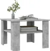 vidaXL Konferenční stolek Concrete Grey 60x60x42 cm Dřevěný Náhled obrázku produktu 3