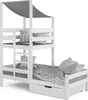 Vitalispa Hausbett Tom, 90x200 cm mit Schublade, Weiß Produktbild-Vorschau 7