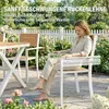 Gartenmöbel Set Sitzgruppe 7-teilig Tisch mit 6 stapelbare Produktbild-Vorschau 4