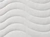 A close-up, abstract view of a white mattress with a wavy quilted pattern. Náhľad obrázku produktu